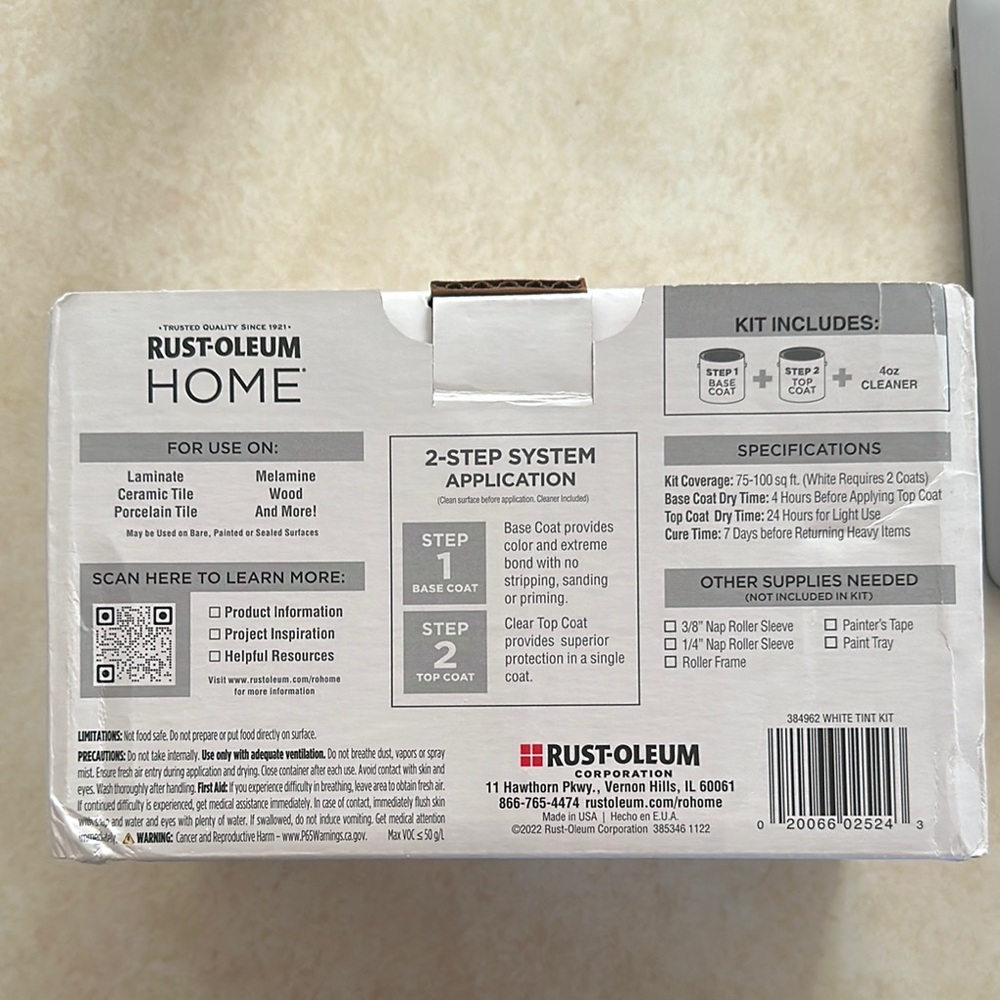 Rust-Oleum Countertop Coating Kit - Picture 3 of 4